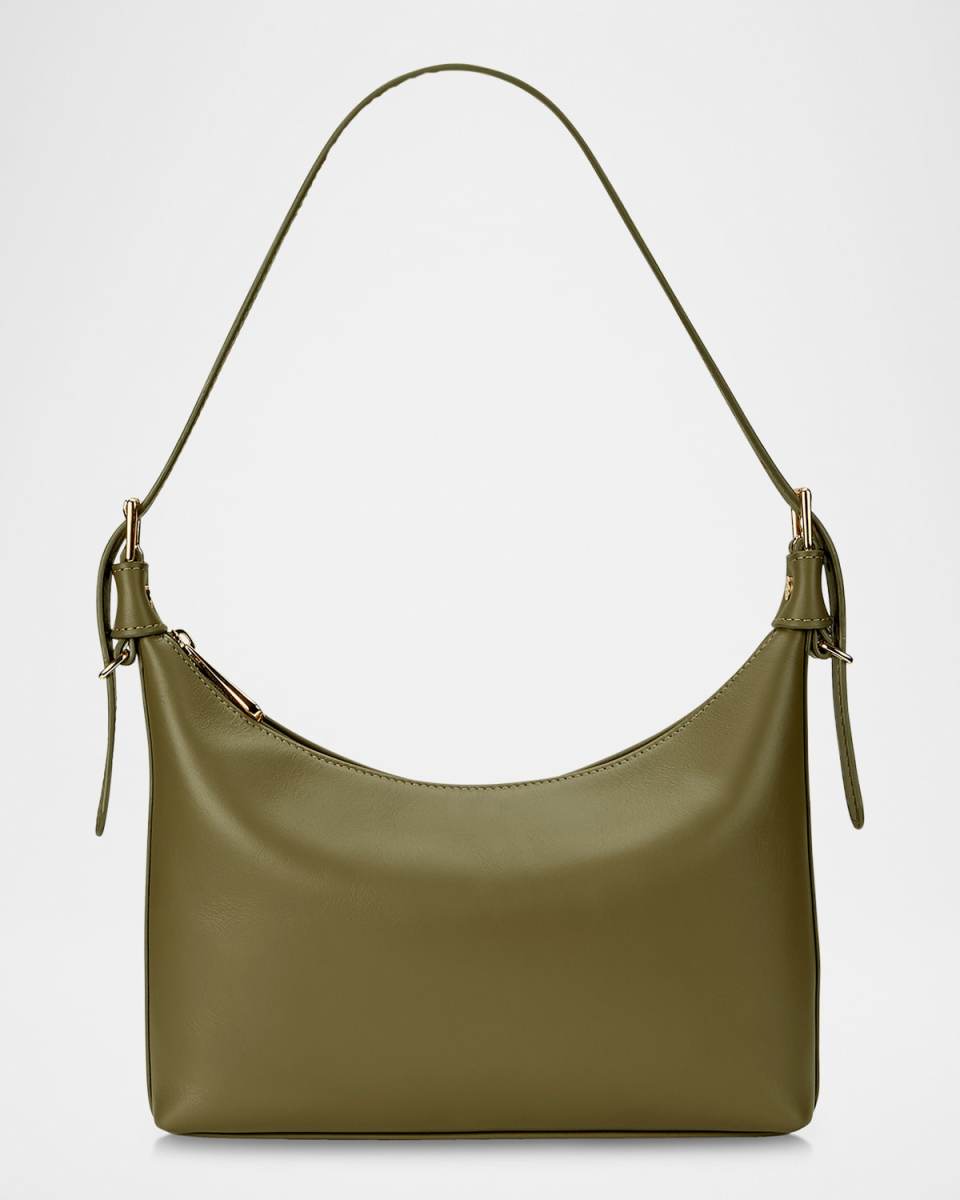 Blake Zip Leather Shoulder Bag